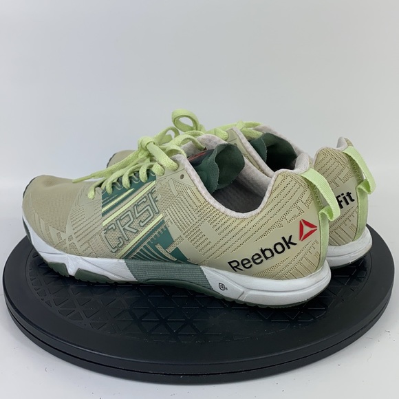 Reebok CR5FT CF.0021 Green/White Crossfit Training Shoes Women's Size 8 - Picture 7 of 11